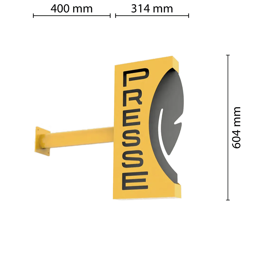 enseigne presse clasique taille petite